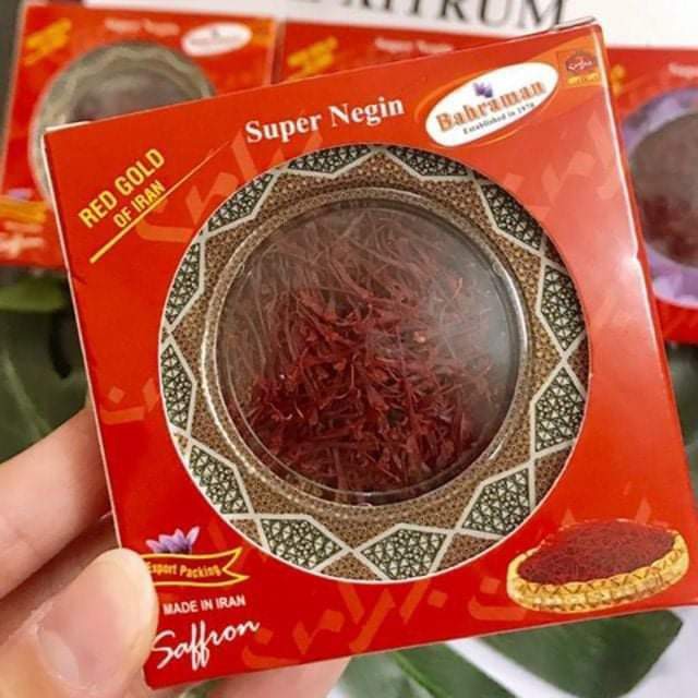 [HCM]Nhụy Hoa Nghệ Tây Saffron Bahraman super negin 1g