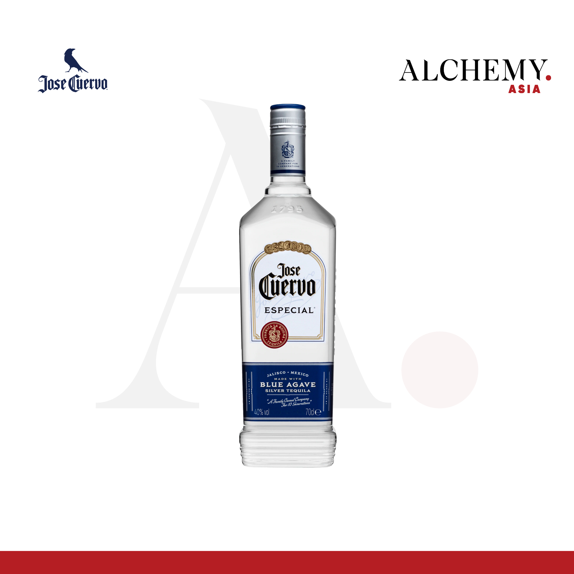 [Trên 18 tuổi] [Chính hãng] Rượu Tequila Jose Cuervo Especial Silver 40% 750ml