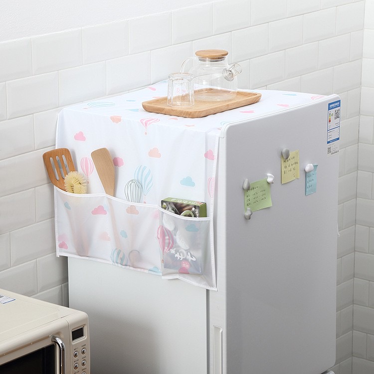 Miếng phủ tủ lạnh tránh bụi bẩn, tấm che tủ lạnh, máy giặt tiện lợi