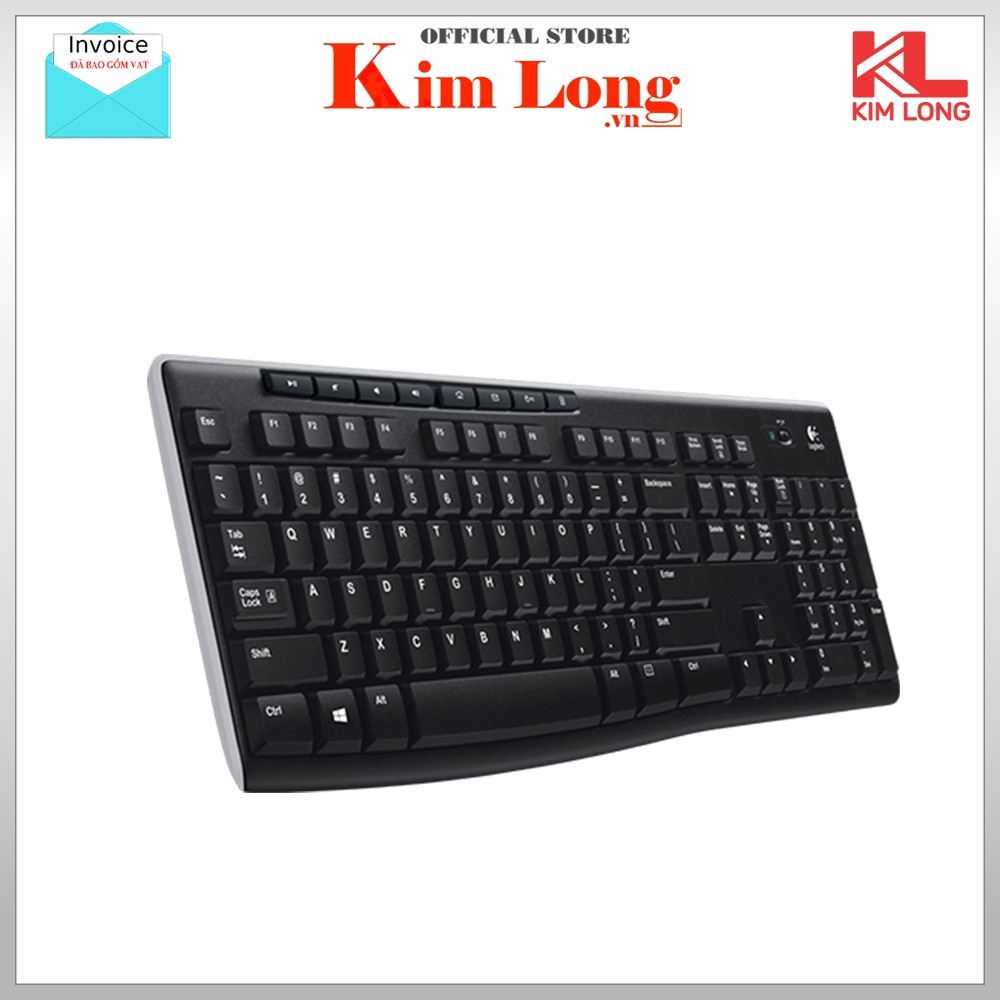 [Mã 1511ELSALE hoàn 7  đơn 300K] Bàn phím Logitech K270 Không Dây - Bảo hành 3 năm chính hãng