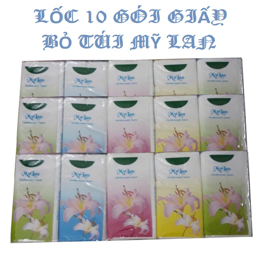 Giấy bỏ túi gói vuông Mỹ Lan