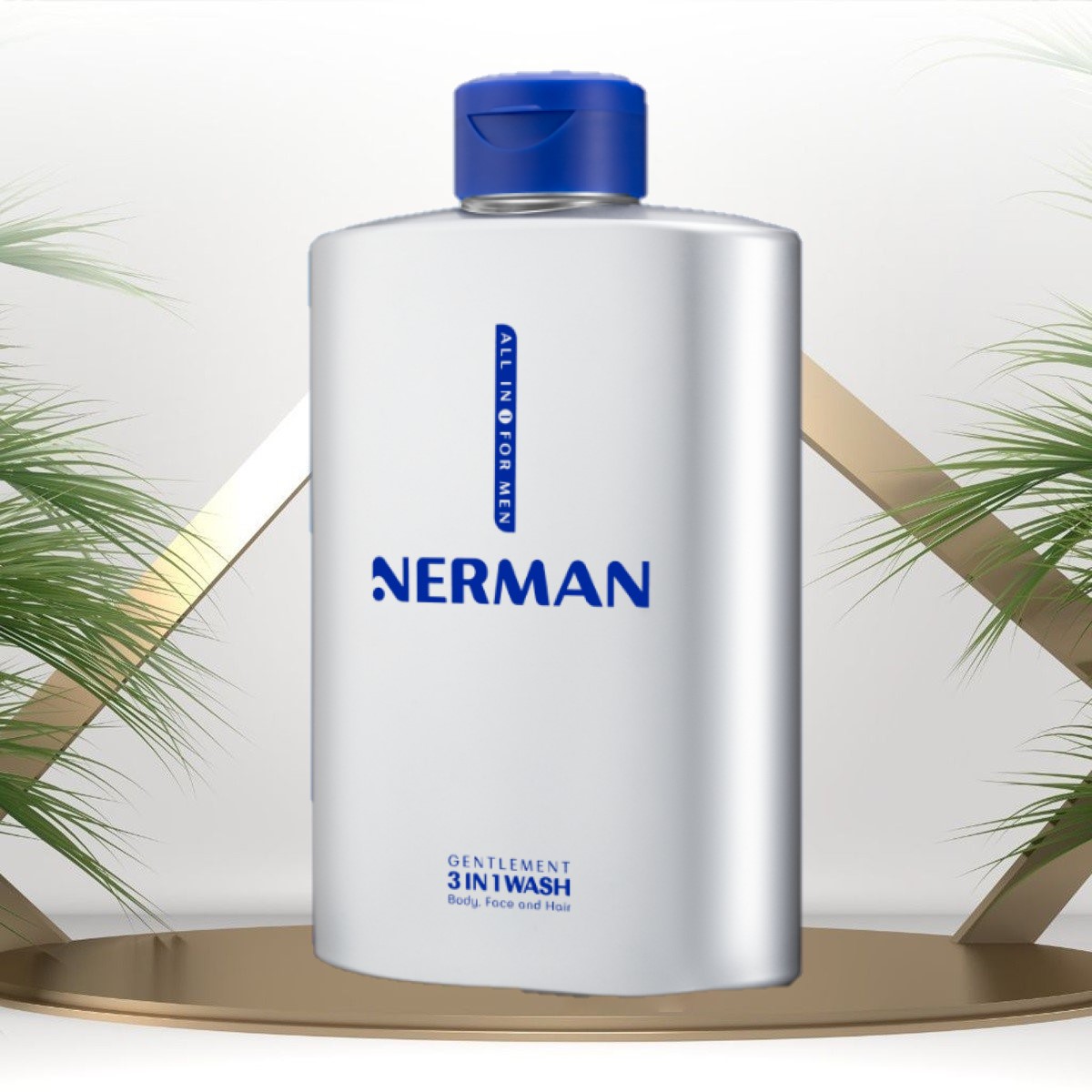  Sữa Tắm NERMAN Gentleman 3in1 350ml Chăm Sóc Cơ Thể Tắm Gội Rửa Mặt Hương Thơm Nam Tính NERMAN Gentleman 3in1 Body Wash 350ml 