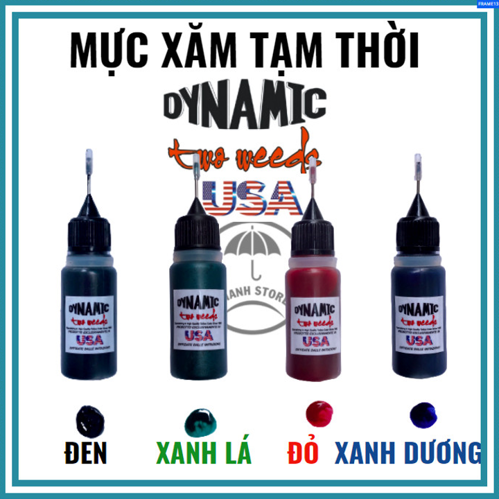 Mực Xăm Tạm Thời  lọ 10ml hàng chuẩn USA