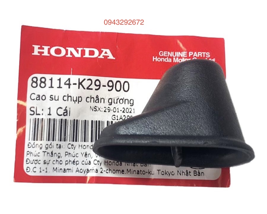 Cao su chân gương sh mode honda
