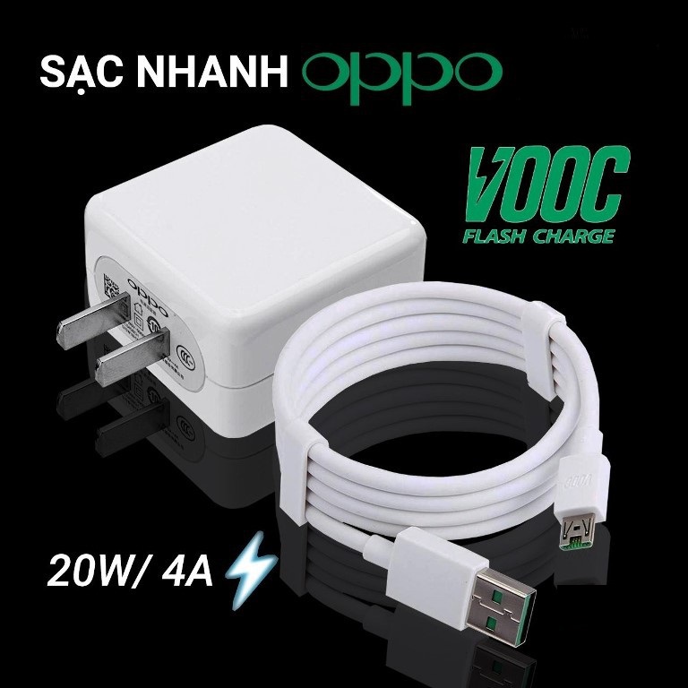 Bộ sạc nhanh OPPO 5V/4A cho các dòng máy oppo và realme