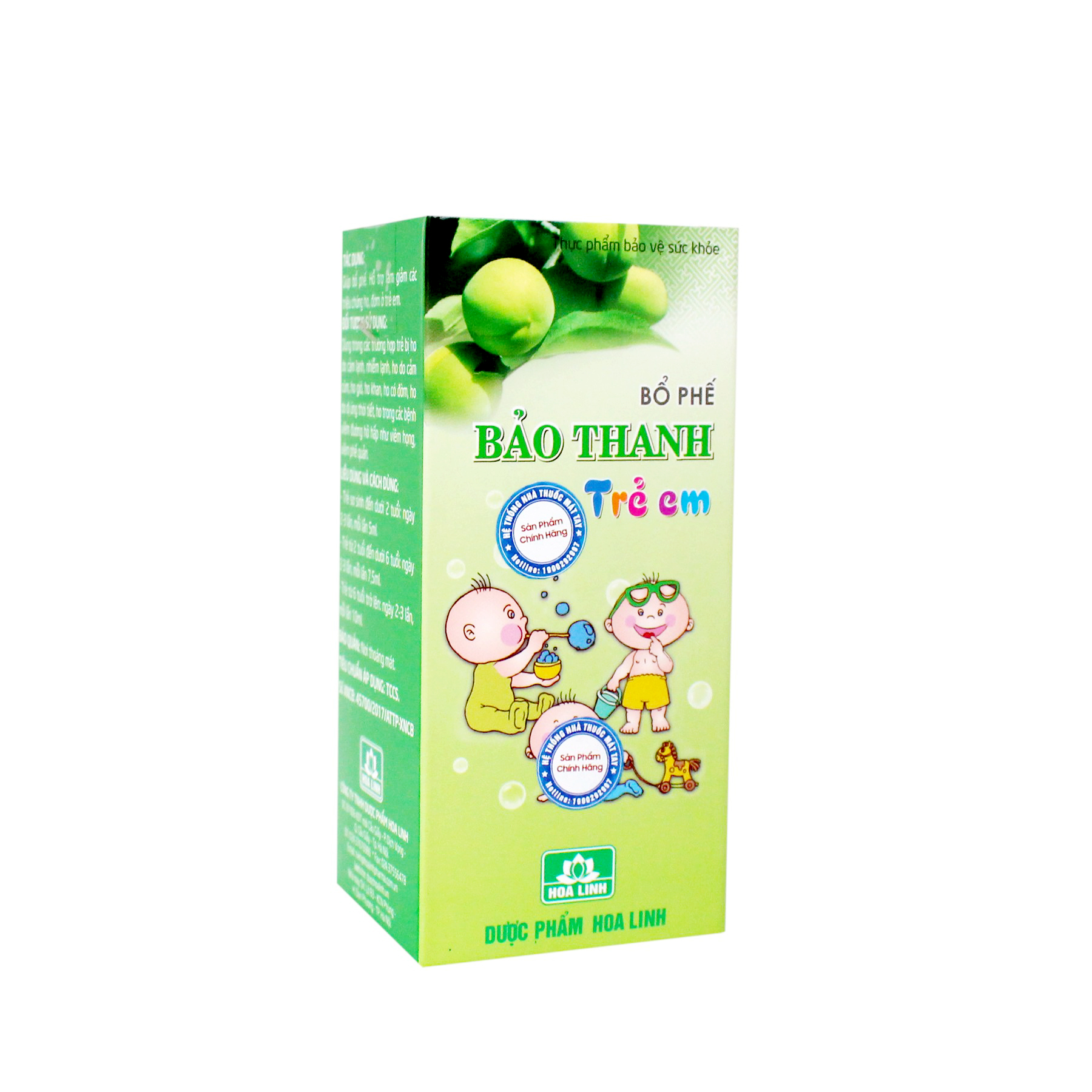 Siro ho - bổ phế Bảo Thanh cho trẻ em 100ml