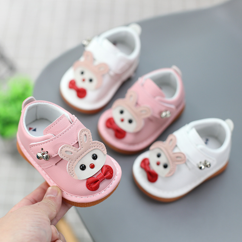 Giày tập đi công chúa cho bé gái, đế mềm có kèn