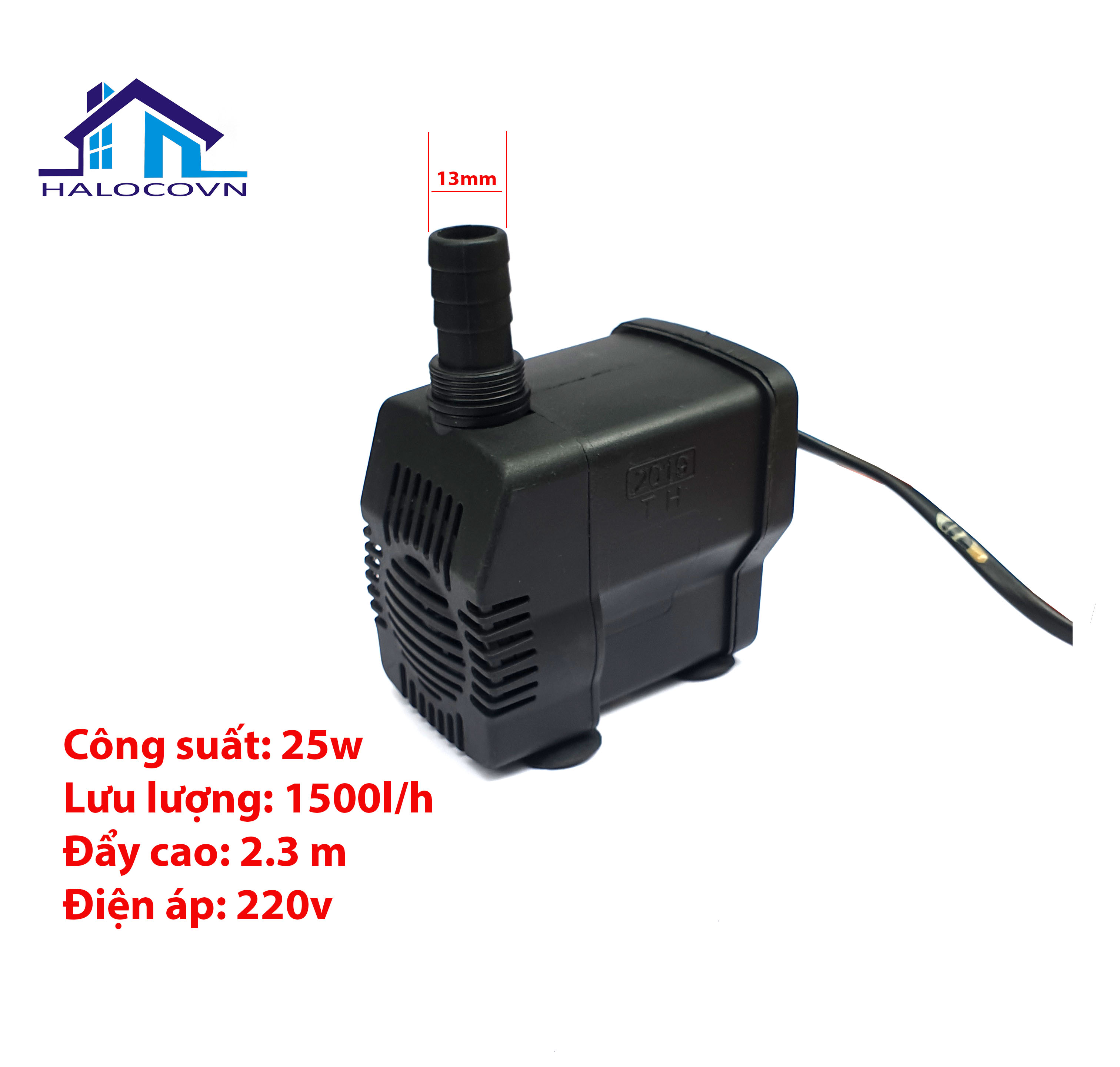 Bơm quạt điều hòa 25w bơm thủy canh 25w