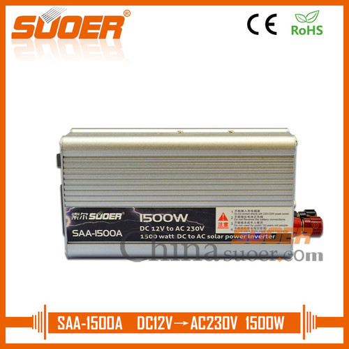 Bộ đổi điện 1500w 12v sang 220v - saa-1500a