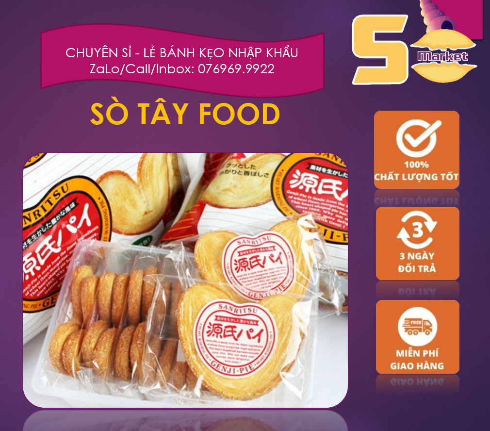 Bánh bướm Sanritsu gói nhỏ 183gr