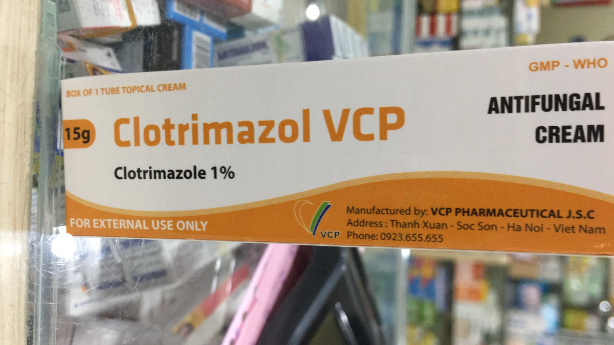 Kem bôi ngoài da Clotrimazol VCP