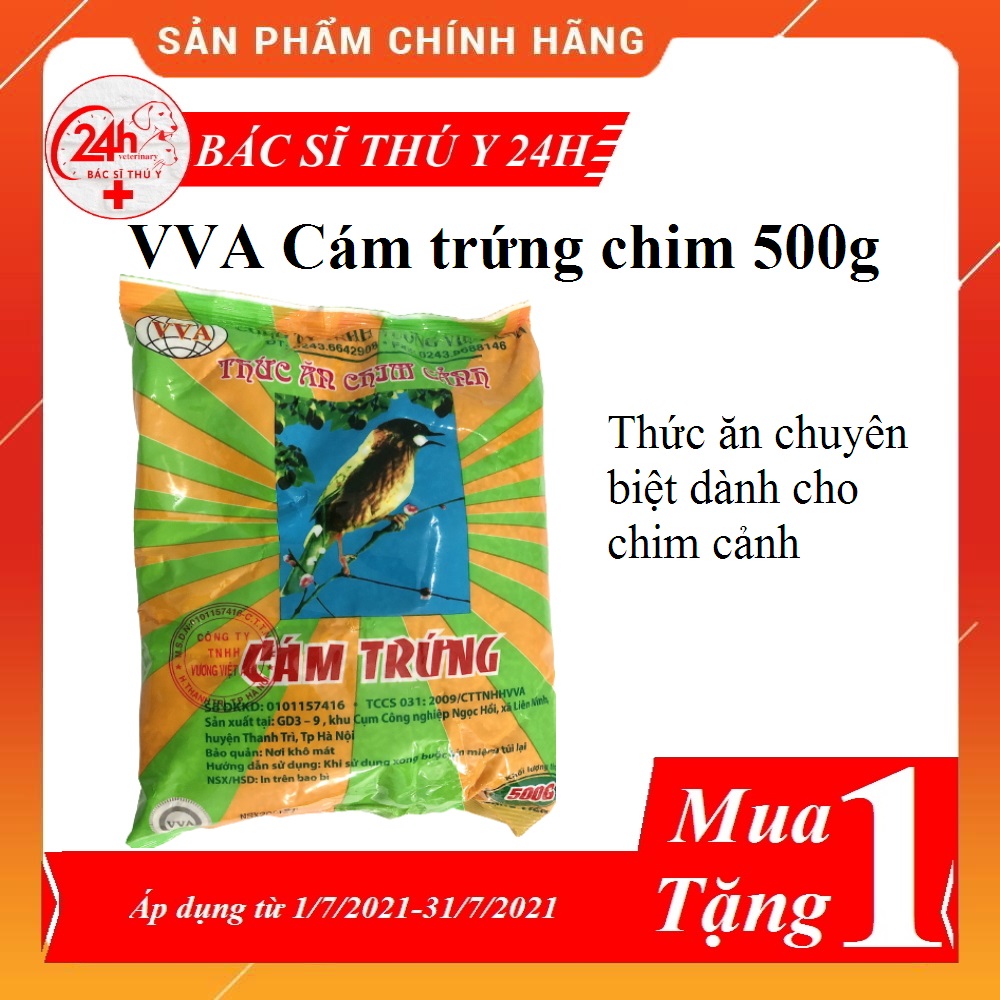 Vva cám trứng 500g thức ăn chim cảnh