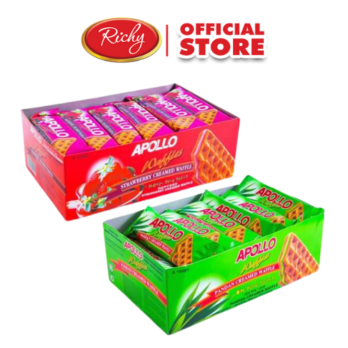 Bánh Apollo Bông Lan Xốp Giòn 36 to 2 hương vị