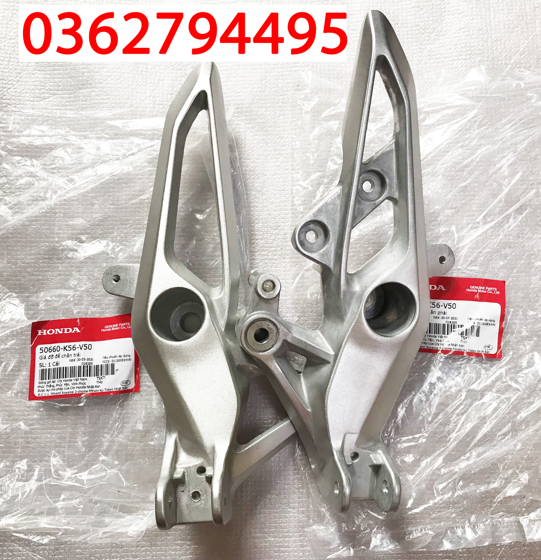 Giá đỡ/ Gác chân trước Winner X/Winner V3 Zin chính hãng Honda