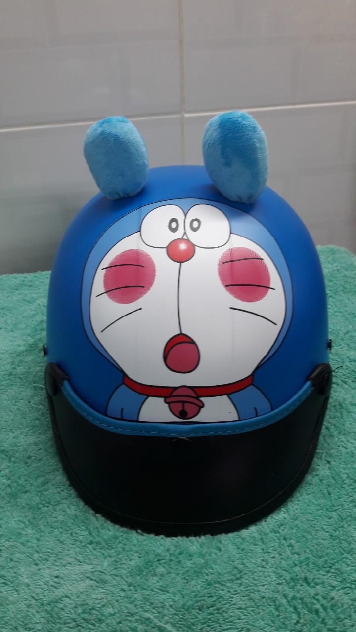 Nón bảo hiểm thời trang doreamon