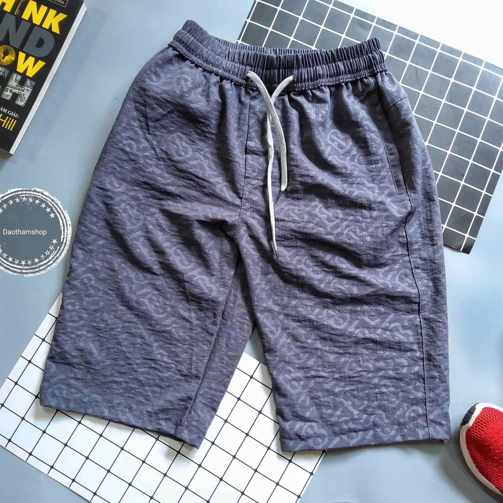 i( 60-86kg) Quần đũi nam  Quần short nam chất đũi vải cực đẹp  ép vân cao cấp có big size