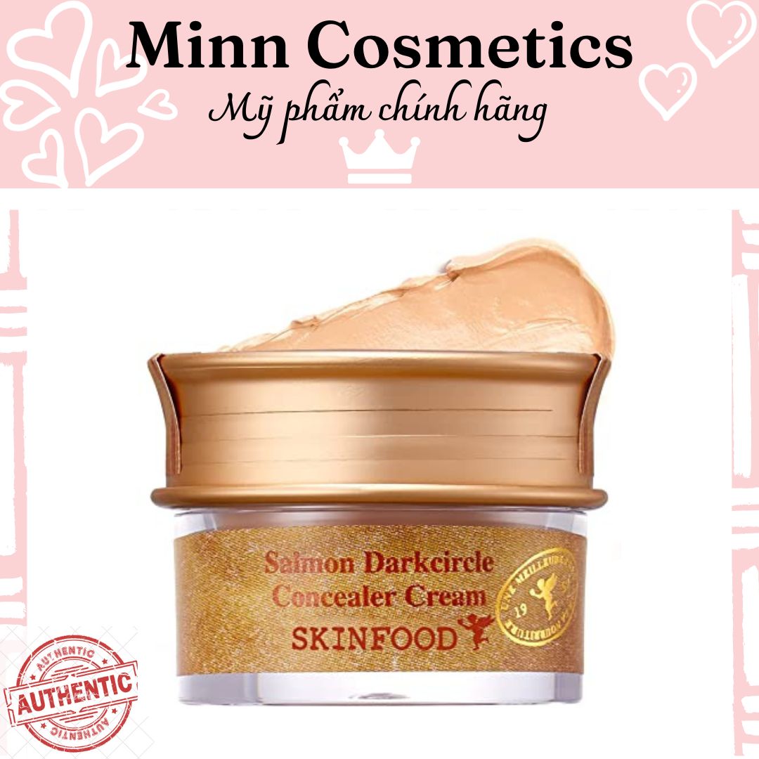Che khuyết điểm dưới mắt skinfood salmon dark circle concealer cream