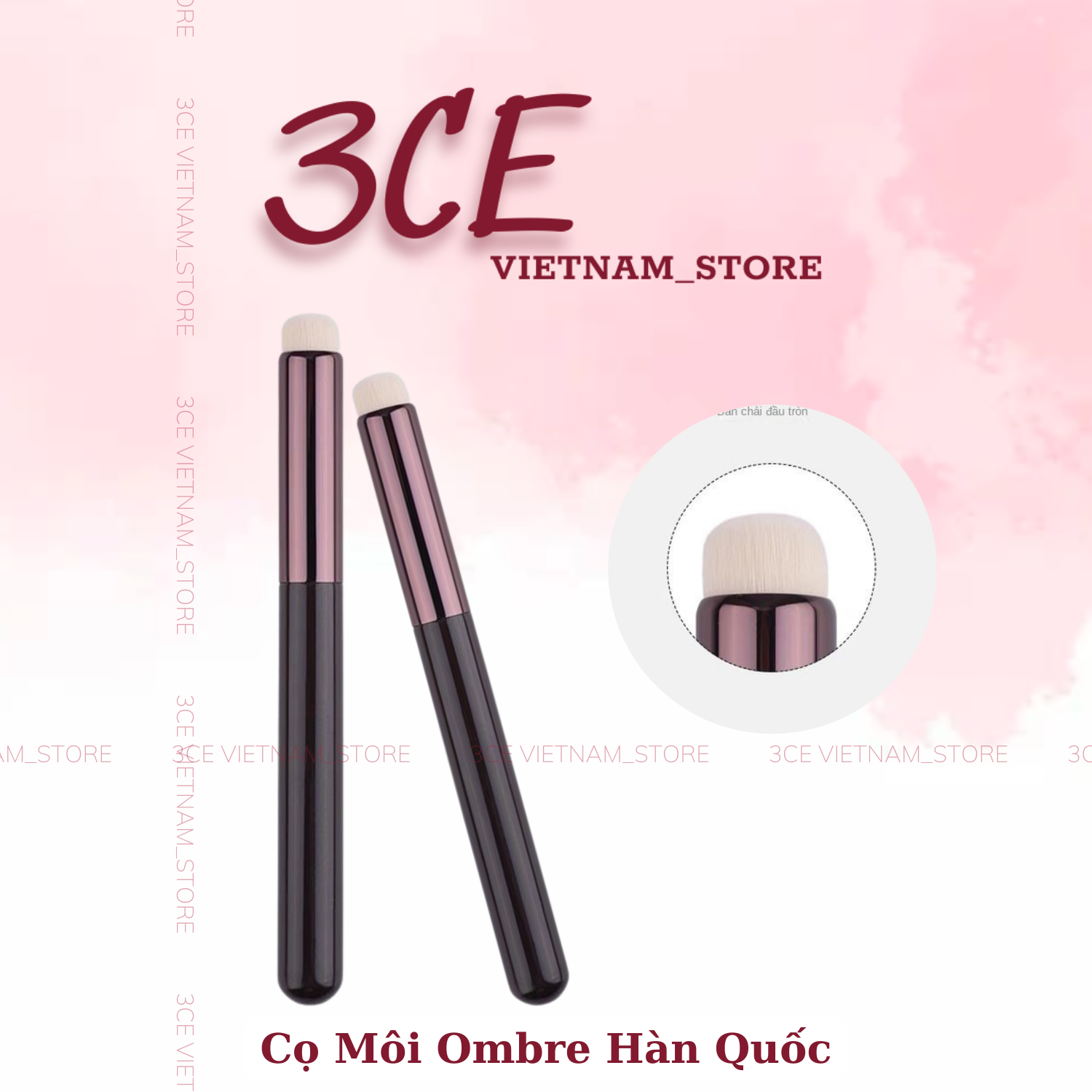 Cọ môi ombre hàn quốc