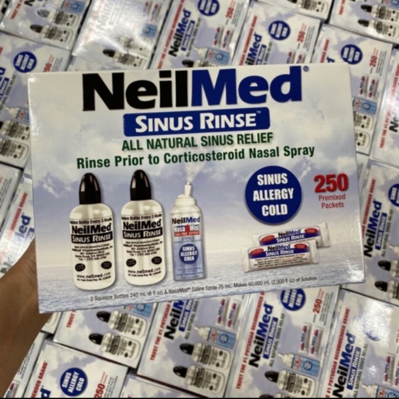 Bộ sản phẩm rửa mũi neilmed