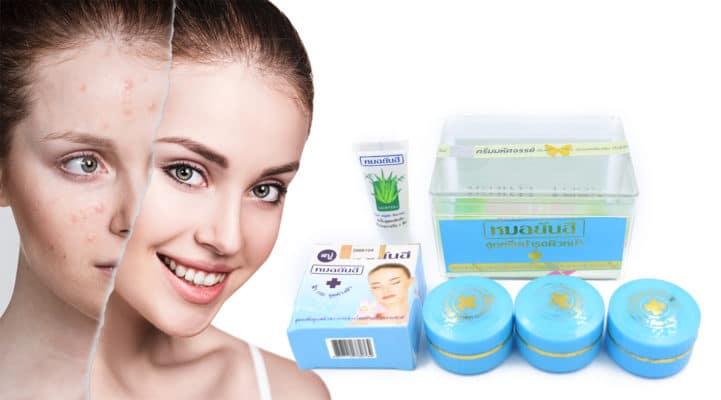 Set kem Xanh dương mụn Thái Lan