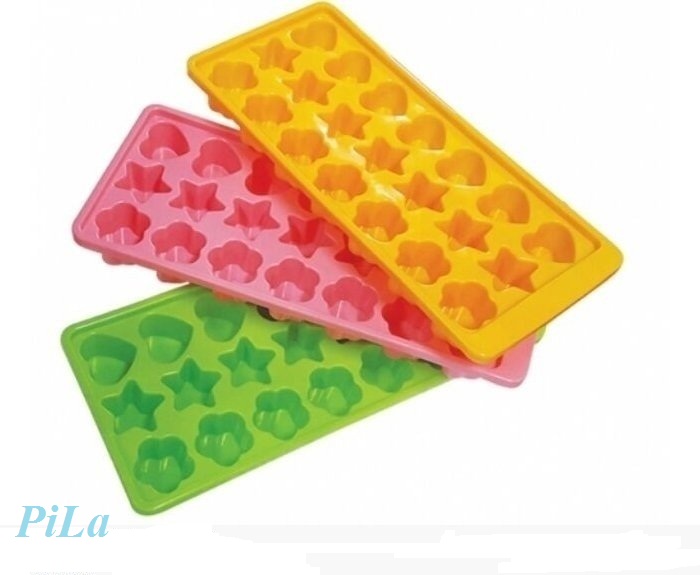 [HCM]Khay Thạch Khay Đá Bông 21 Viên Hình Sao Tim