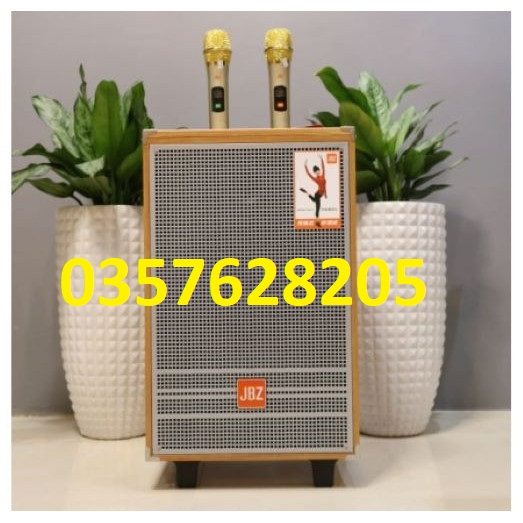 Loa kéo jbz 1203, bass 30c, tặng kèm 2 micro không dây