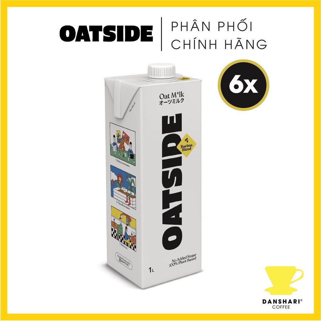 [Expiry Date: Nov, 2025] OATSIDE Barista Oat Milk (6 x 1L)