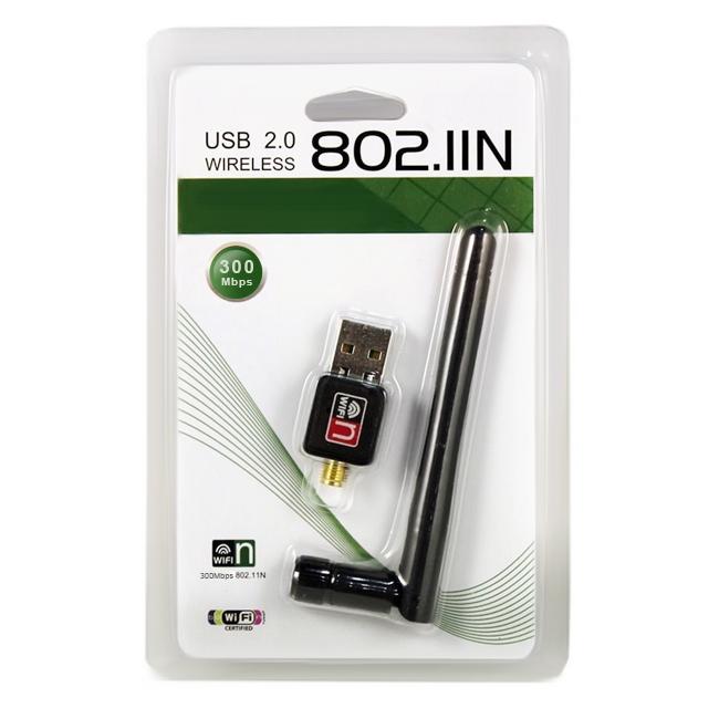 USB Wifi thu wifi cho Laptop Usb thu sóng wifi cho máy tính PC NANO 802 Cung cấp tốc độ không dây lên đến 150Mbps có Anten, fullbox