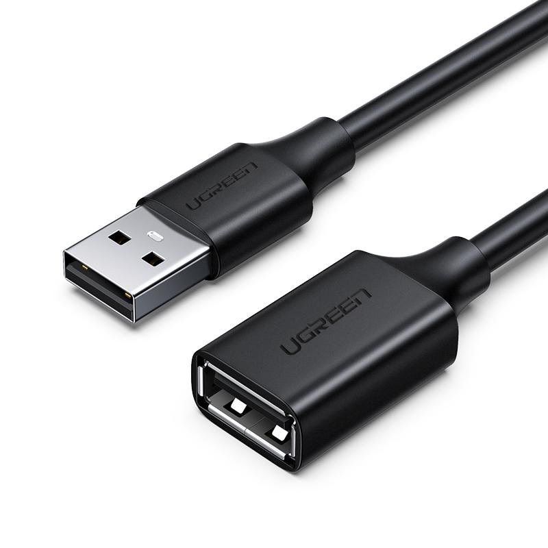 Ugreen 10316 2m màu đen cáp tín hiệu nối dài usb 2.0 lõi thuần đồng us103