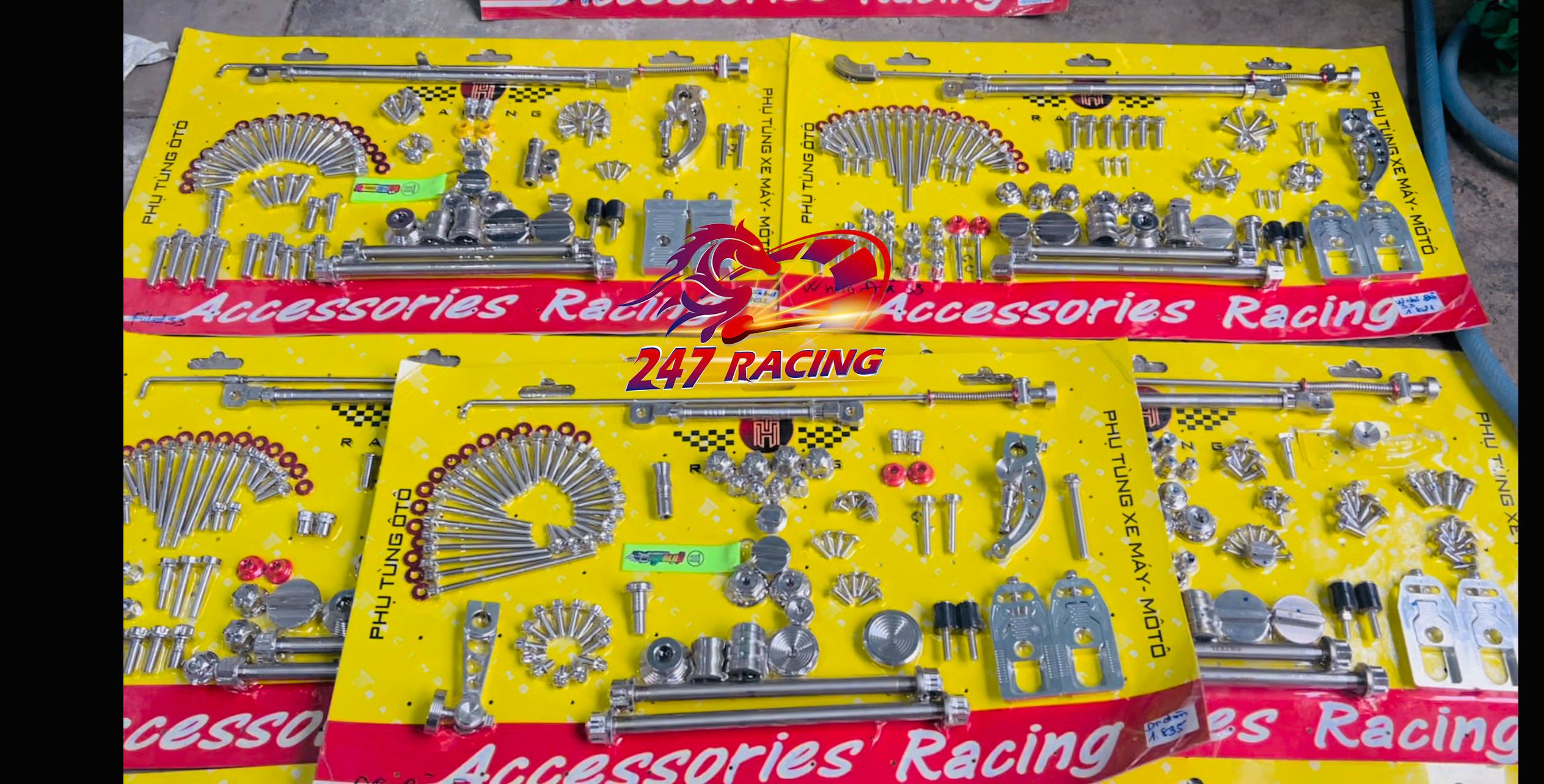 Full ốc dàn áo , ốc lốc máy, dàn chân inox 304 SALAYA S3 gắn cho các dòng xe Airblade, winner, exciter, sirius,,,,