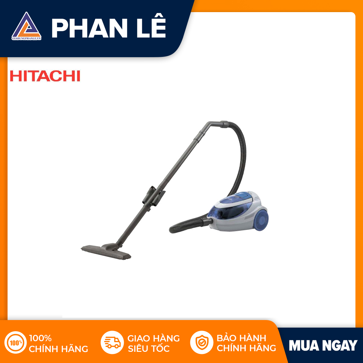 Máy hút bụi Hitachi CV-BH18 (Màu xanh dương)