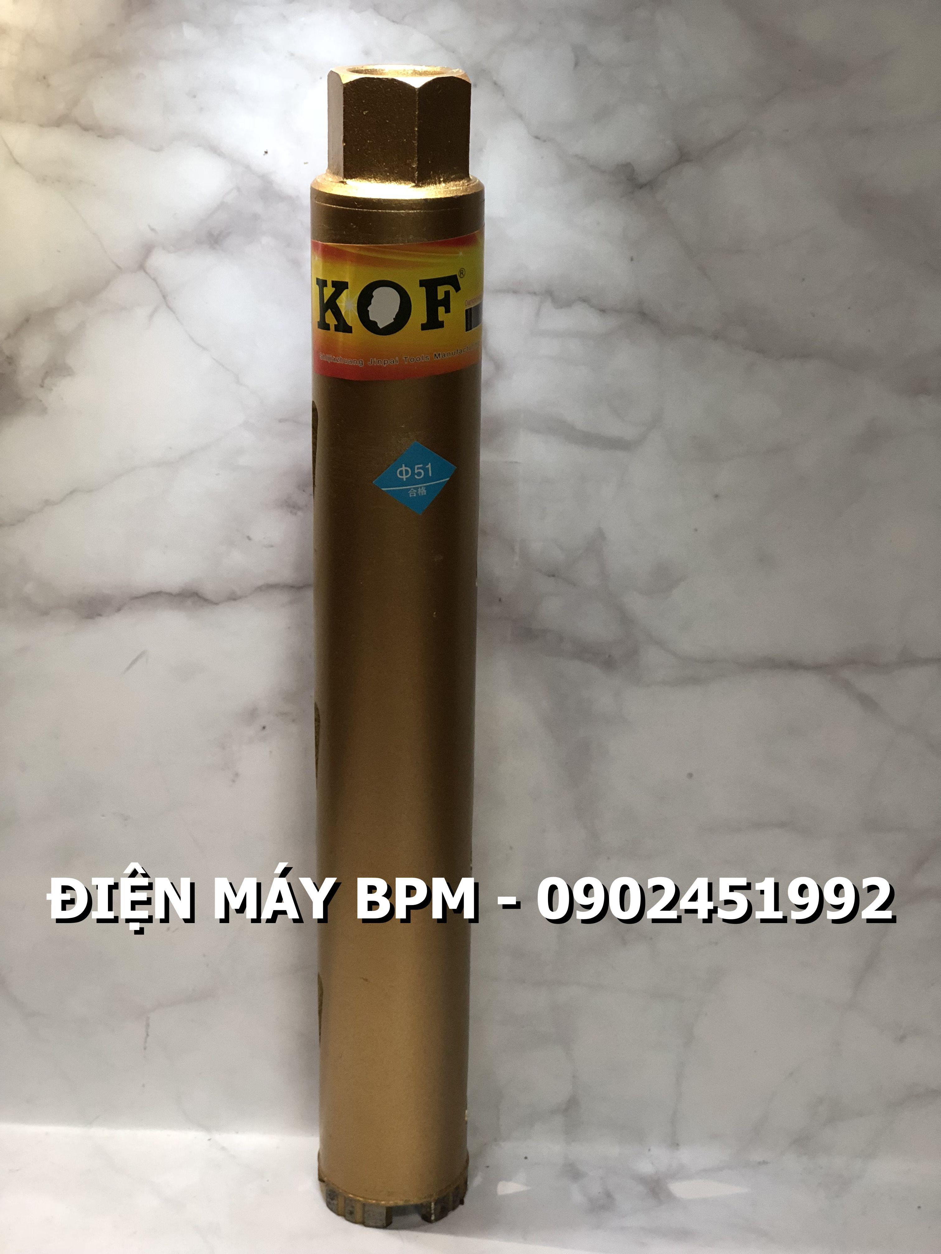 Mũi khoan rút lõi bê tông kof 51mm - mũi khô