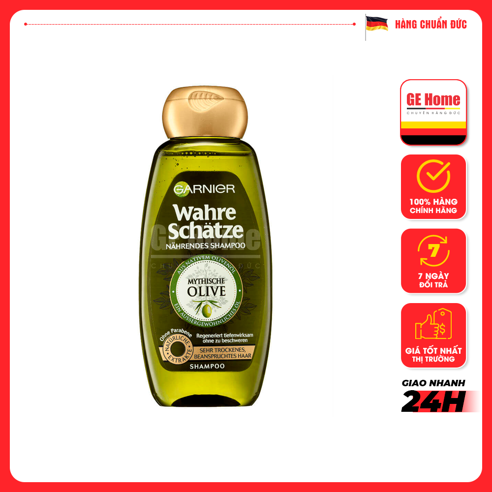 Dau goi olive garnier mythische - dành cho tóc khô, xơ