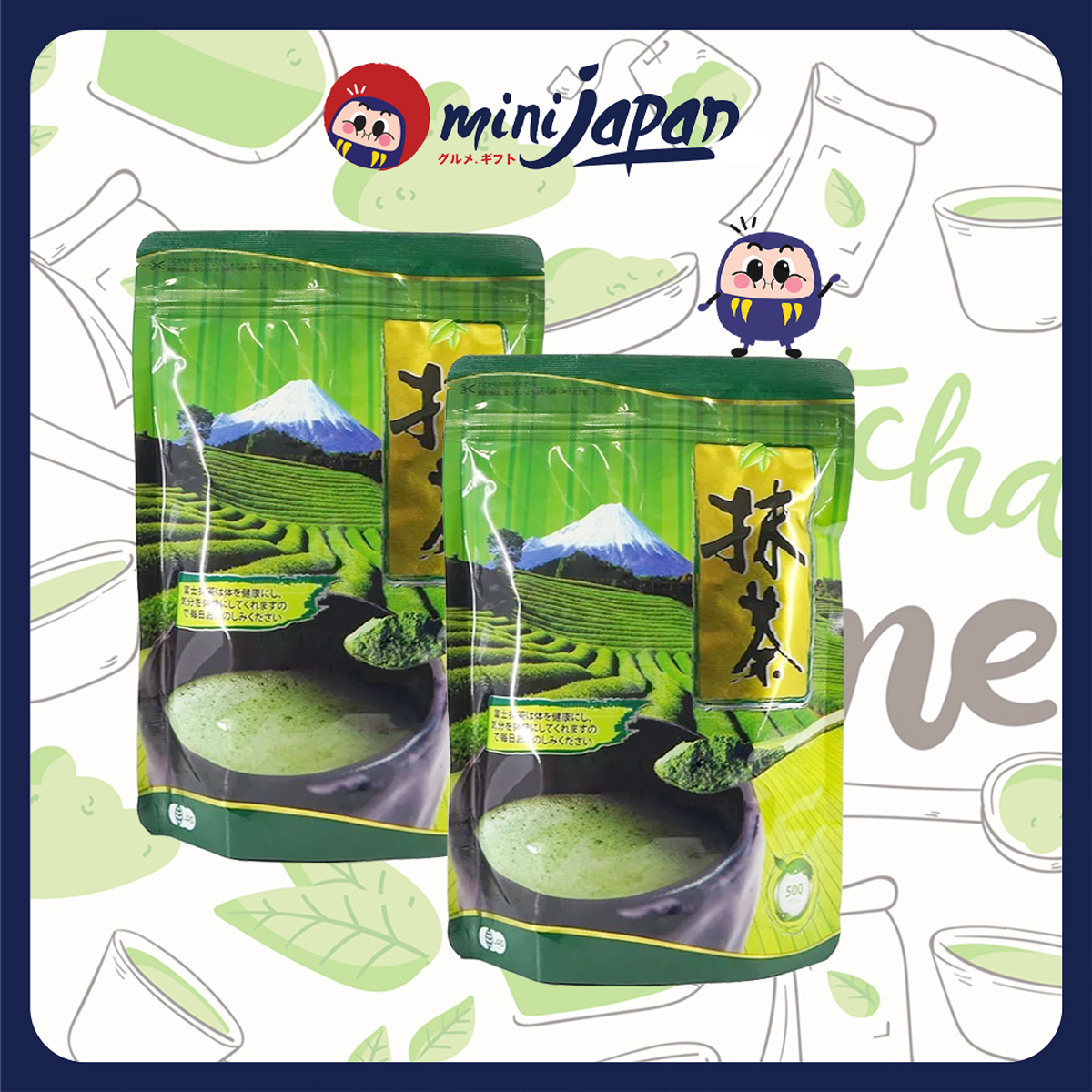 Bột Trà Xanh Matcha Nguyên Chất Fuji Nhật Bản Gói 100g