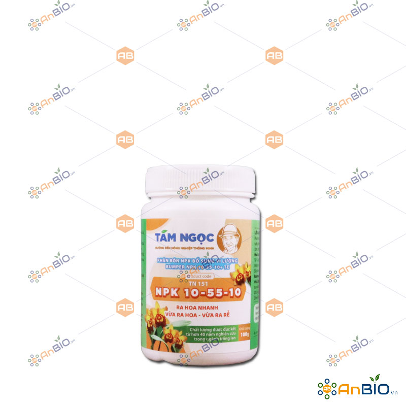 Phân bón npk 10-55-10 thầy tám ngọc hũ 100g - d6.1004