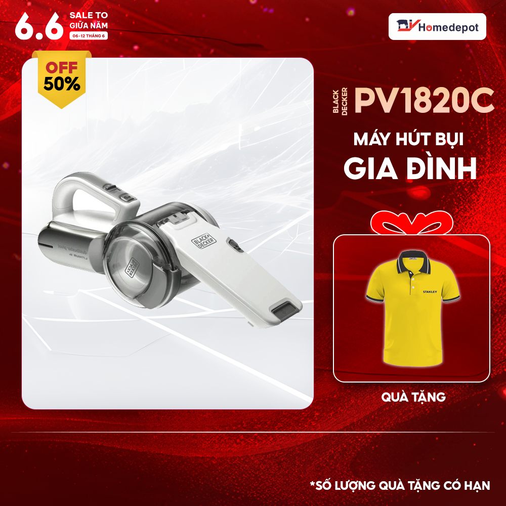 Máy hút bụi Black&Decker PV1820C-KR