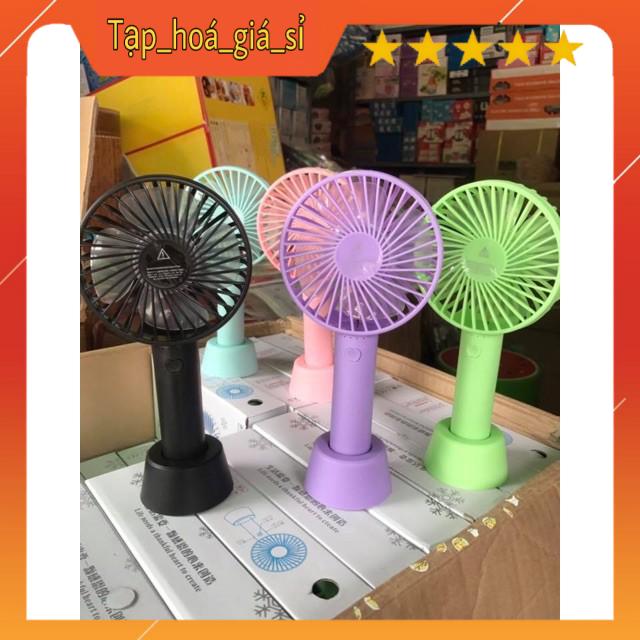 Quạt mini cầm tay có đế để bàn