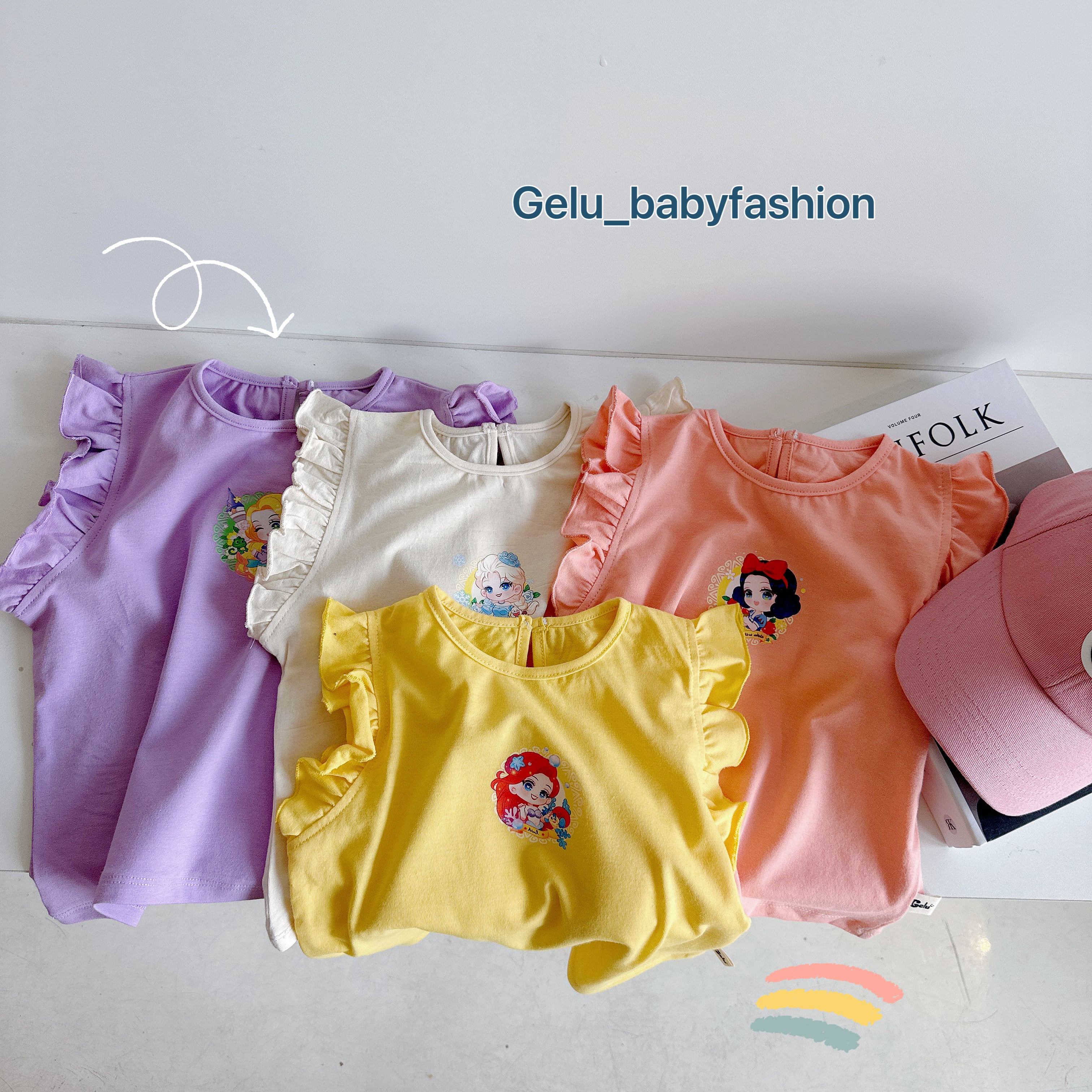 Áo ba lỗ cho bé gái GELUKIDS chất liệu cotton co dãn 2 chiều, mềm mát, thấm hút mồ hôi, áo thun ba lỗ bé gái, áo thun ba lỗ cho bé gái, áo ba lỗ sát nách cho bé gái, áo ba lỗ sát nách bé gái, áo ba lỗ bé gái A203