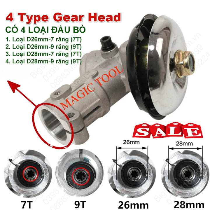 Đầu Dao Máy Cắt Cỏ / Đầu Bò Máy Cắt Cỏ (LOẠI 1)