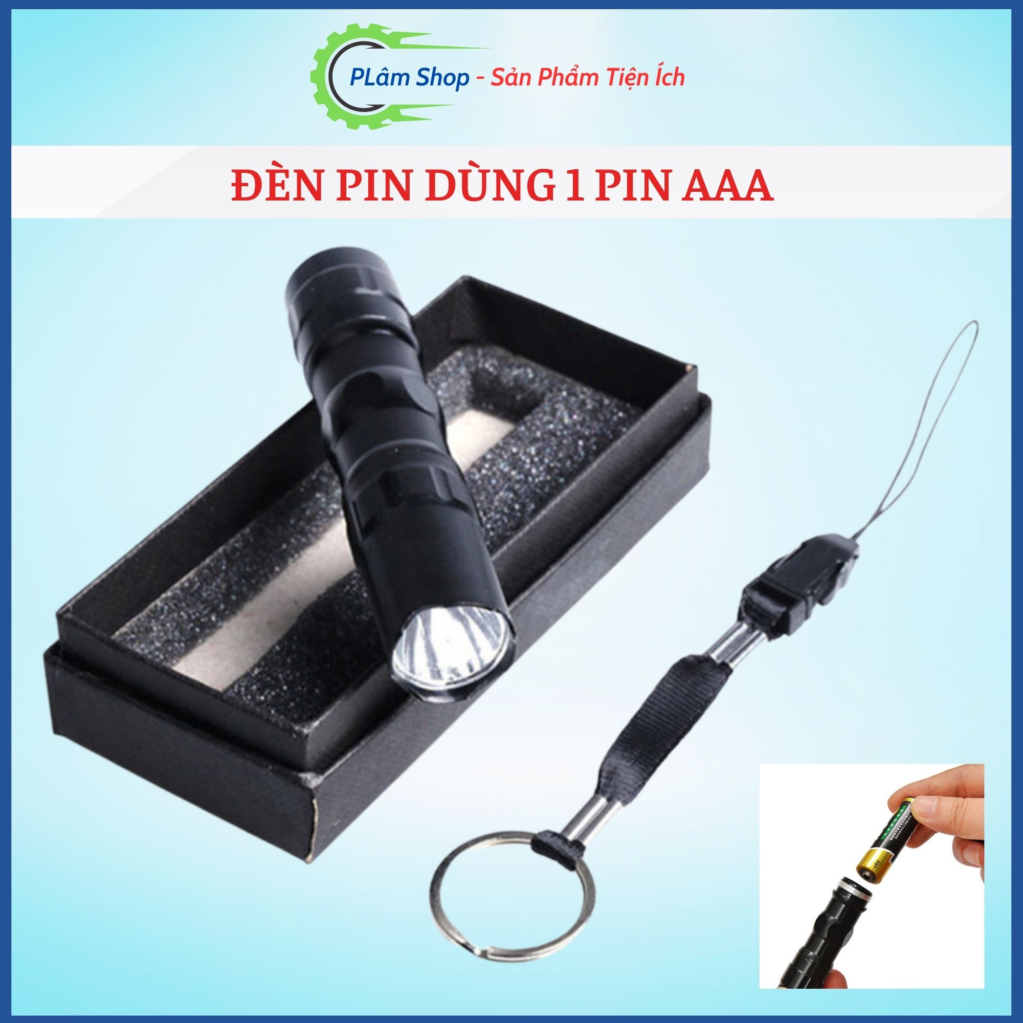 Đèn pin police mini 3w