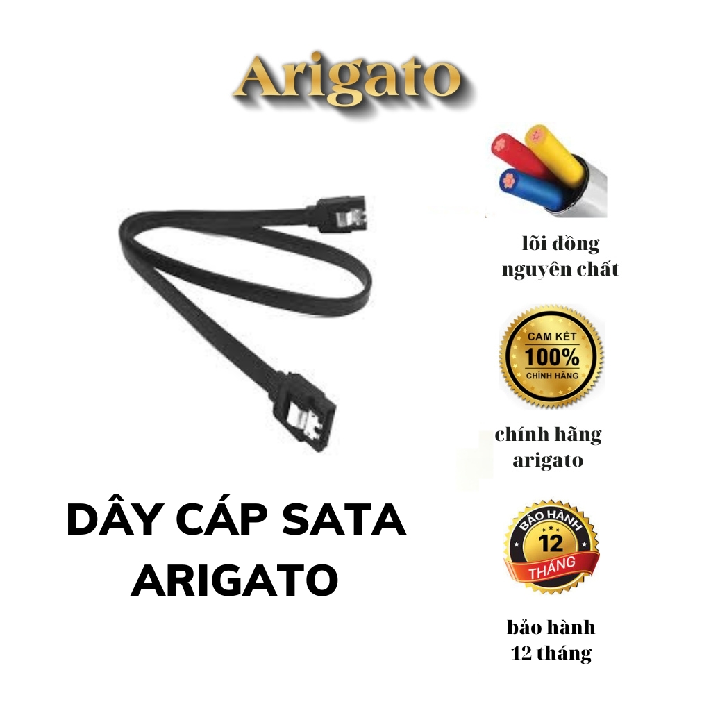 Dây cáp tín hiệu sata 3-6g/s dây sata 3, sata iii 6 gbps gắn cho ssd, hdd hàng xịn new 100%