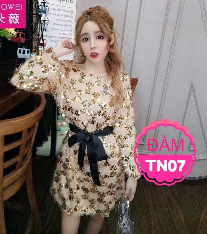 Đầm kim sa sang chảnh tn7 ⚡100% ảnh thật⚡ nn chuyên sỉ - nn store