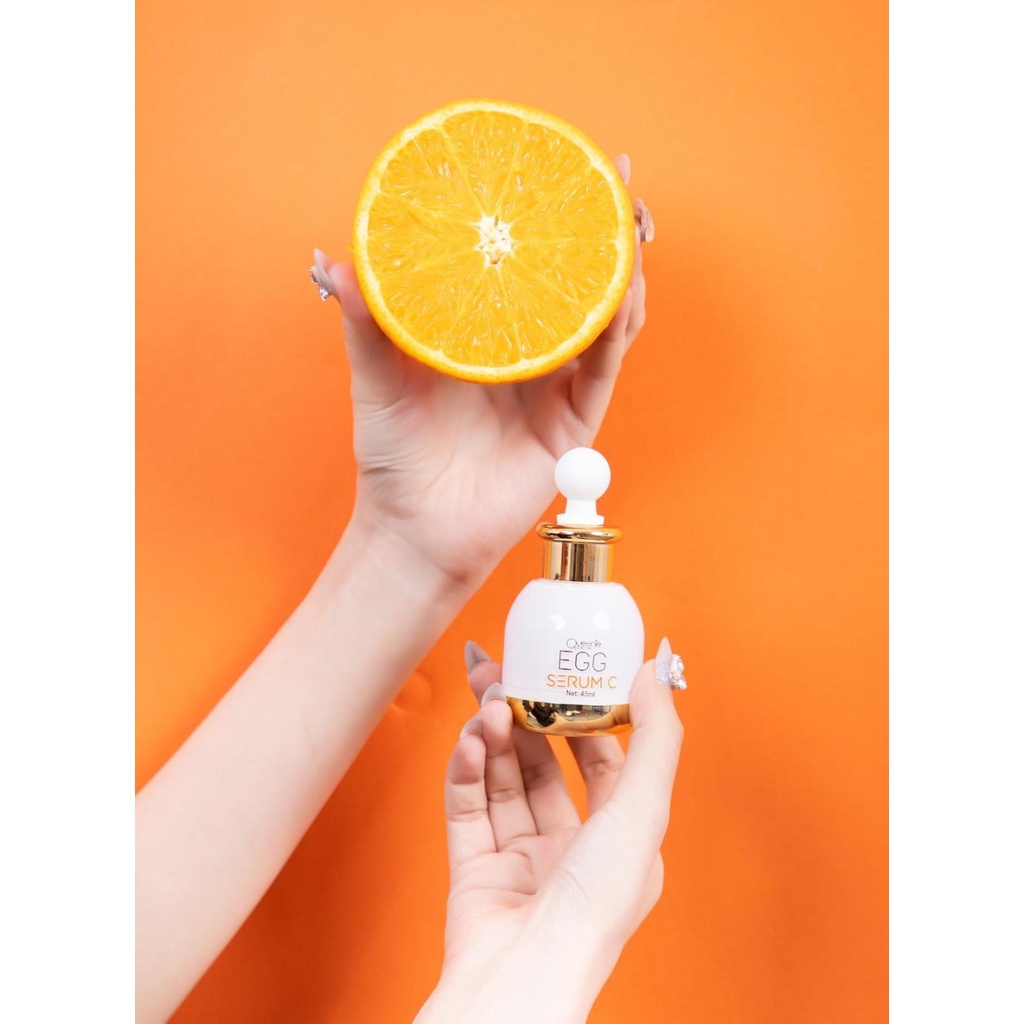 Serum egg vita c queenie skin - serum trứng vàng vitamin 15% c queenie skin
