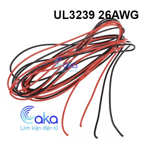 Dây điện silicon chịu nhiệt ul3239 26awg