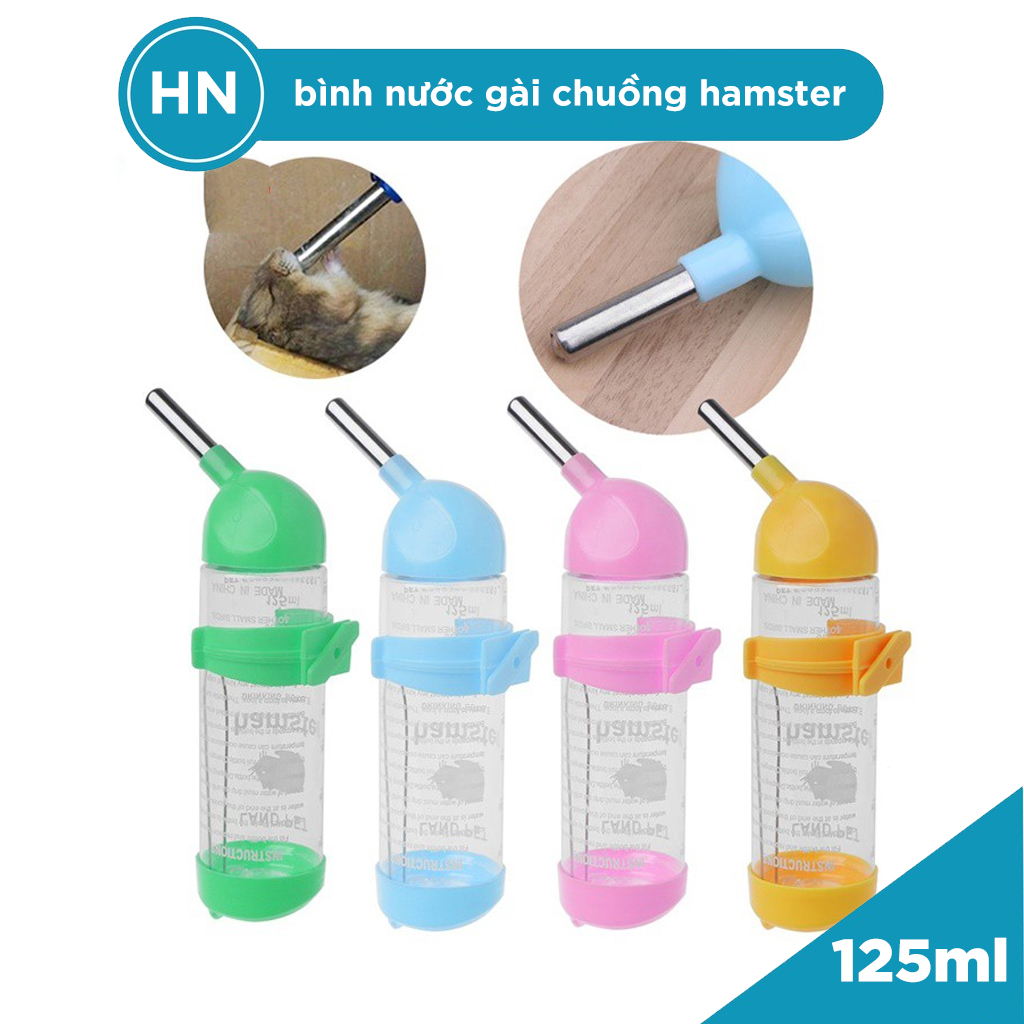Bình nước hamster 125ml - phụ kiện cho thú cưng