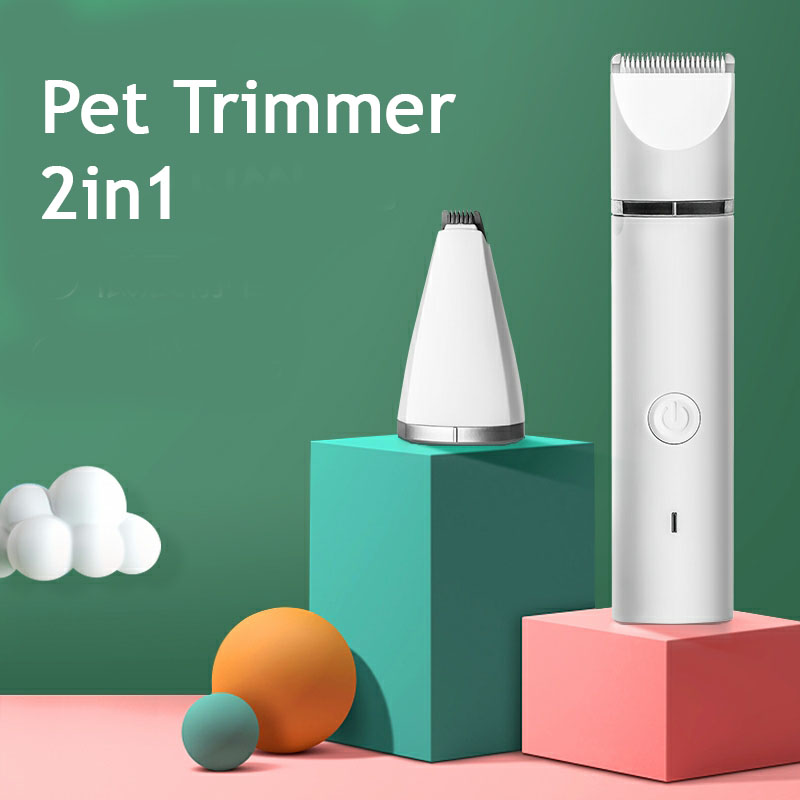 Tông đơ cắt lông chó mèo 2in1 vừa cạo tỉa lông vừa cạo bàn