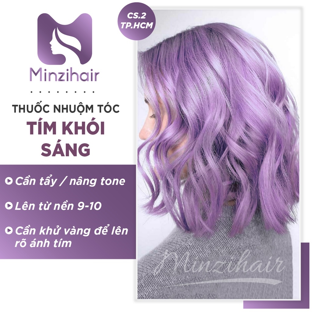 Chỉ với giá hợp lý của Thuốc Nhuộm Tóc Tím Khói Sáng Cần Tẩy Tóc của Minzihair, bạn có thể sở hữu một mái tóc mới đẹp và đổi mới phong cách của mình.