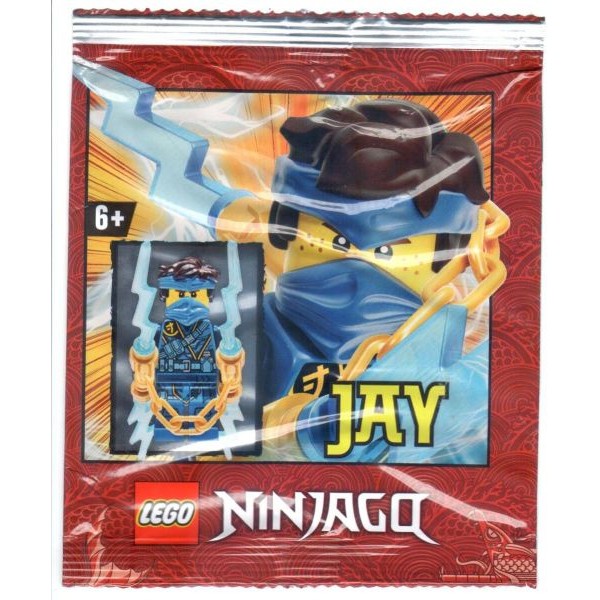 Có sẵn 892175 LEGO Ninjago Jay foil pack 8 - Nhân vật JAY