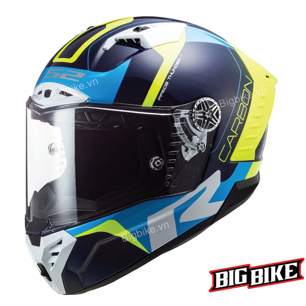 MŨ BẢO HIỂM LS2 FF805 THUNDER RACING 1 CARBON