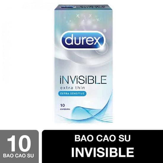 Bao cao su Durex Invisible sieu mong 10pcs